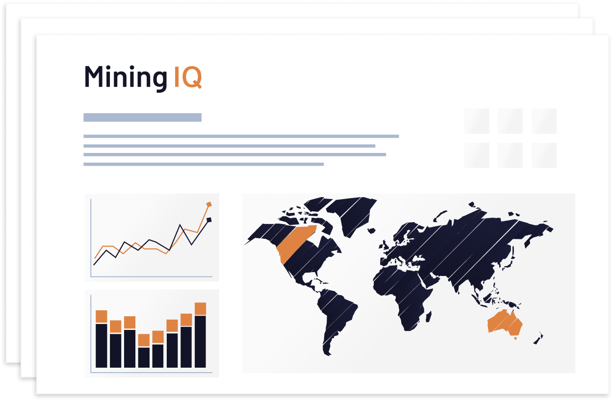 Mining IQ Analytics Illustration Mining IQ Analytics Illustration